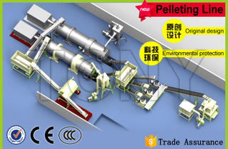 Linha de pellets de serragem 4,5-6T/H