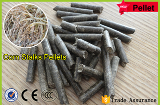 Pellets de talos de milho