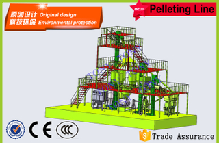 Planta de pellets de alimentação de 10 toneladas por hora